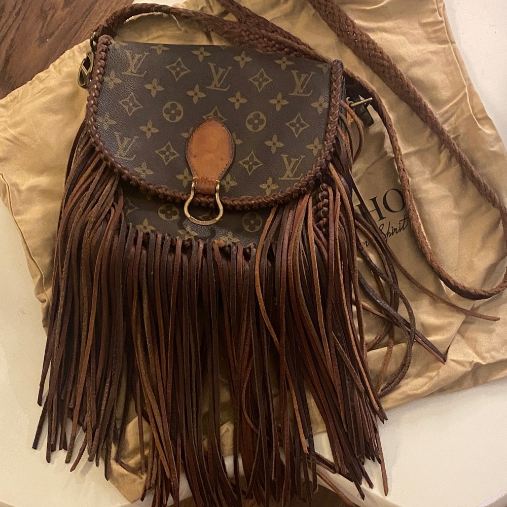 Louis Vuitton Vintage boho Fringe Crossbody Bag